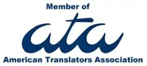 ATA-1 Certified By The American Translators Association